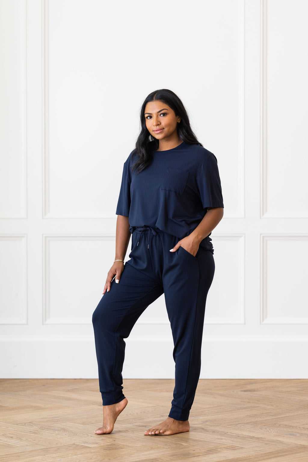 Women's Bamboo Stretch-Knit Lounge Tee