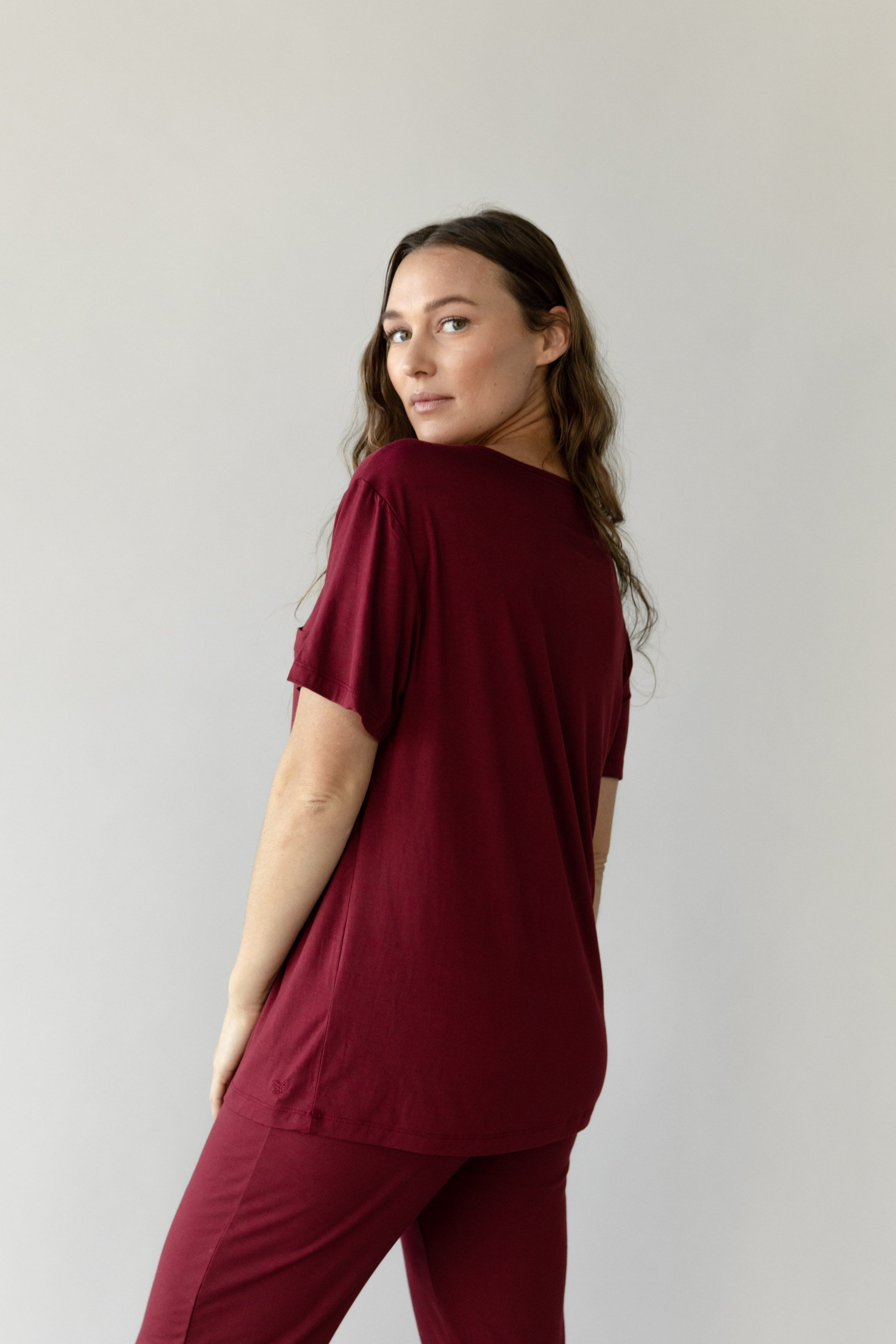 Women's Bamboo Stretch-Knit Lounge Tee