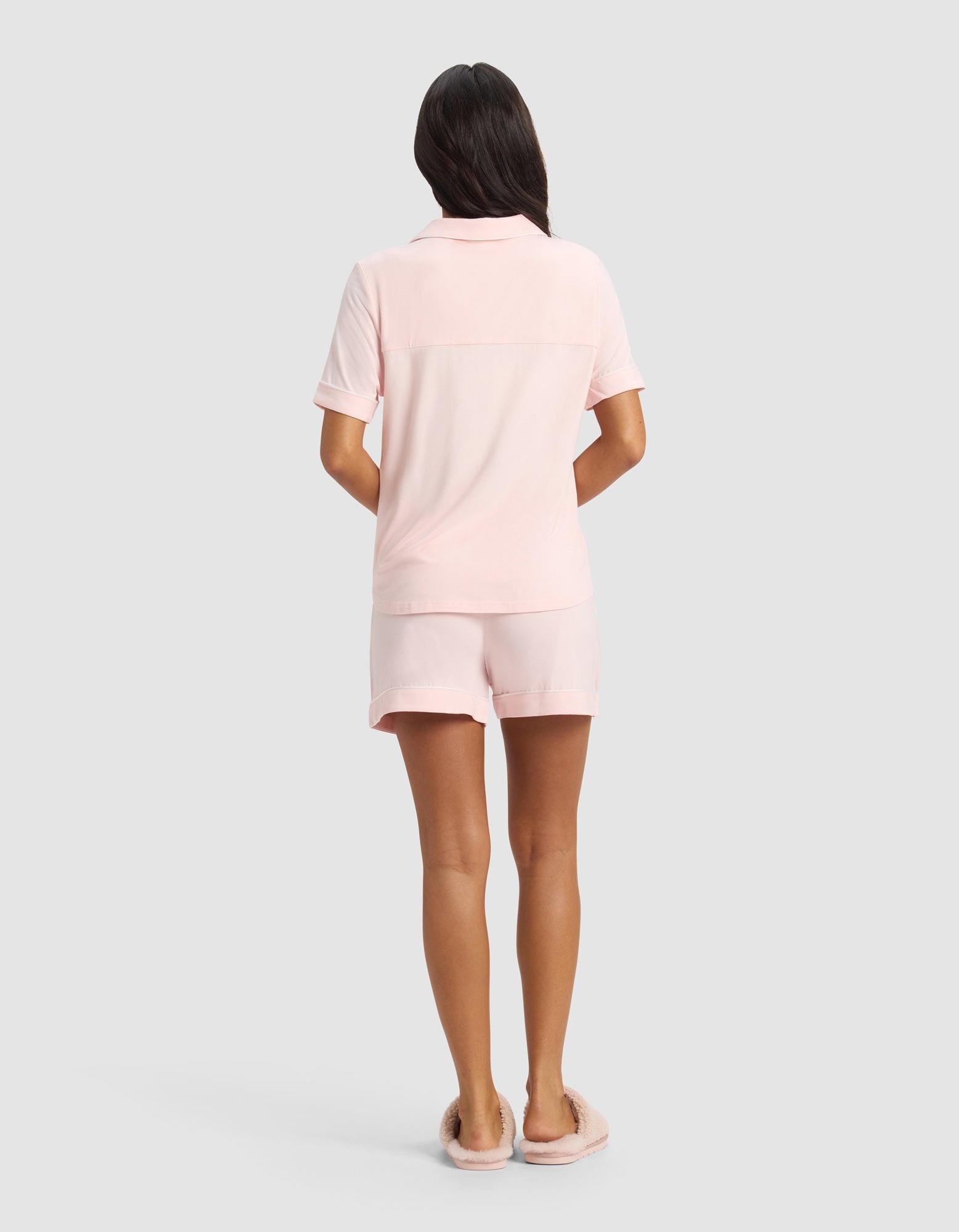 Women's Bamboo Stretch-Knit Short Sleeve Pajama Set